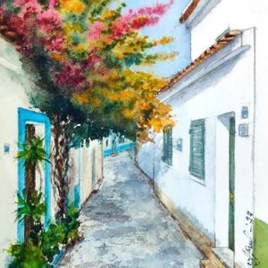 A TYPICAL STREET IN FERRAGUDO. PORTUGAL